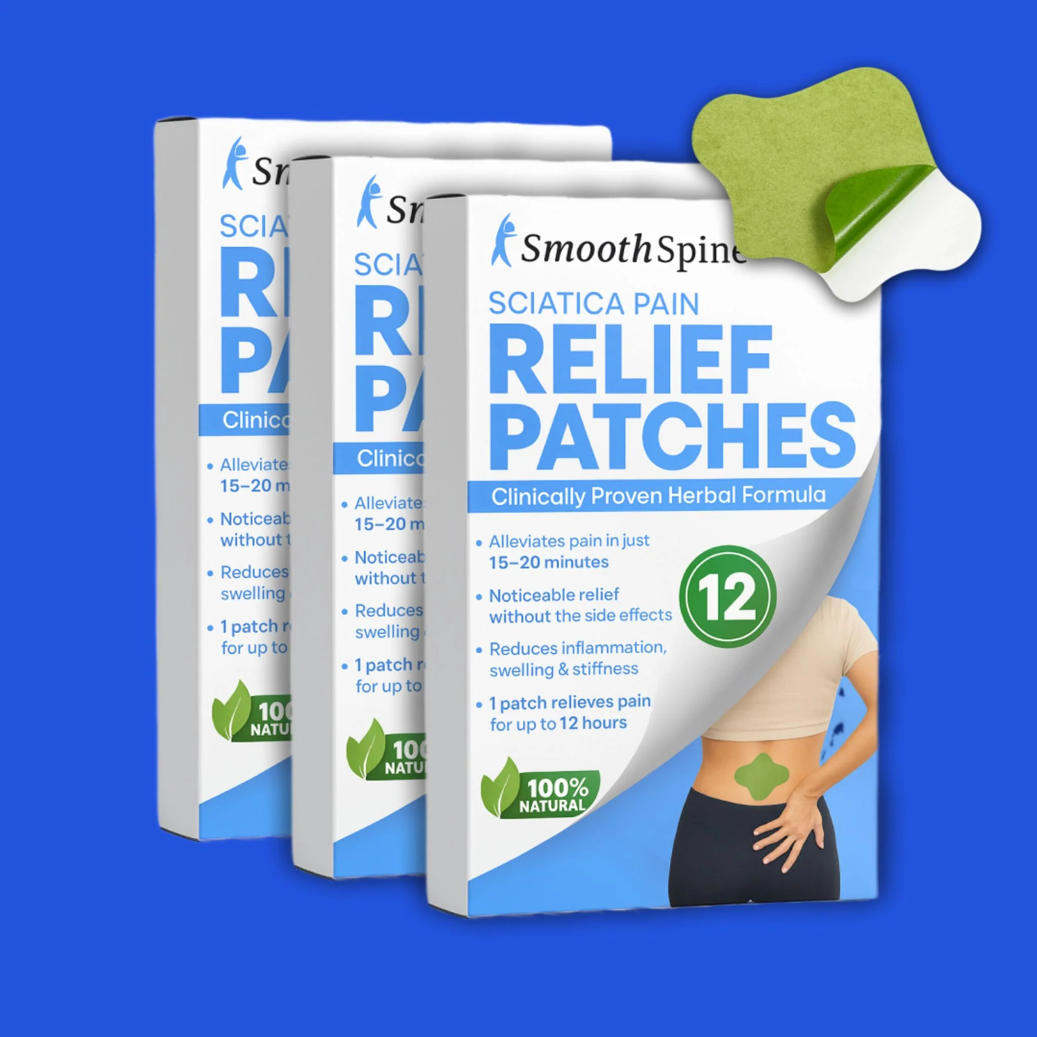 Sciatica Back Pain Relief Patches (12pcs) - Image 5