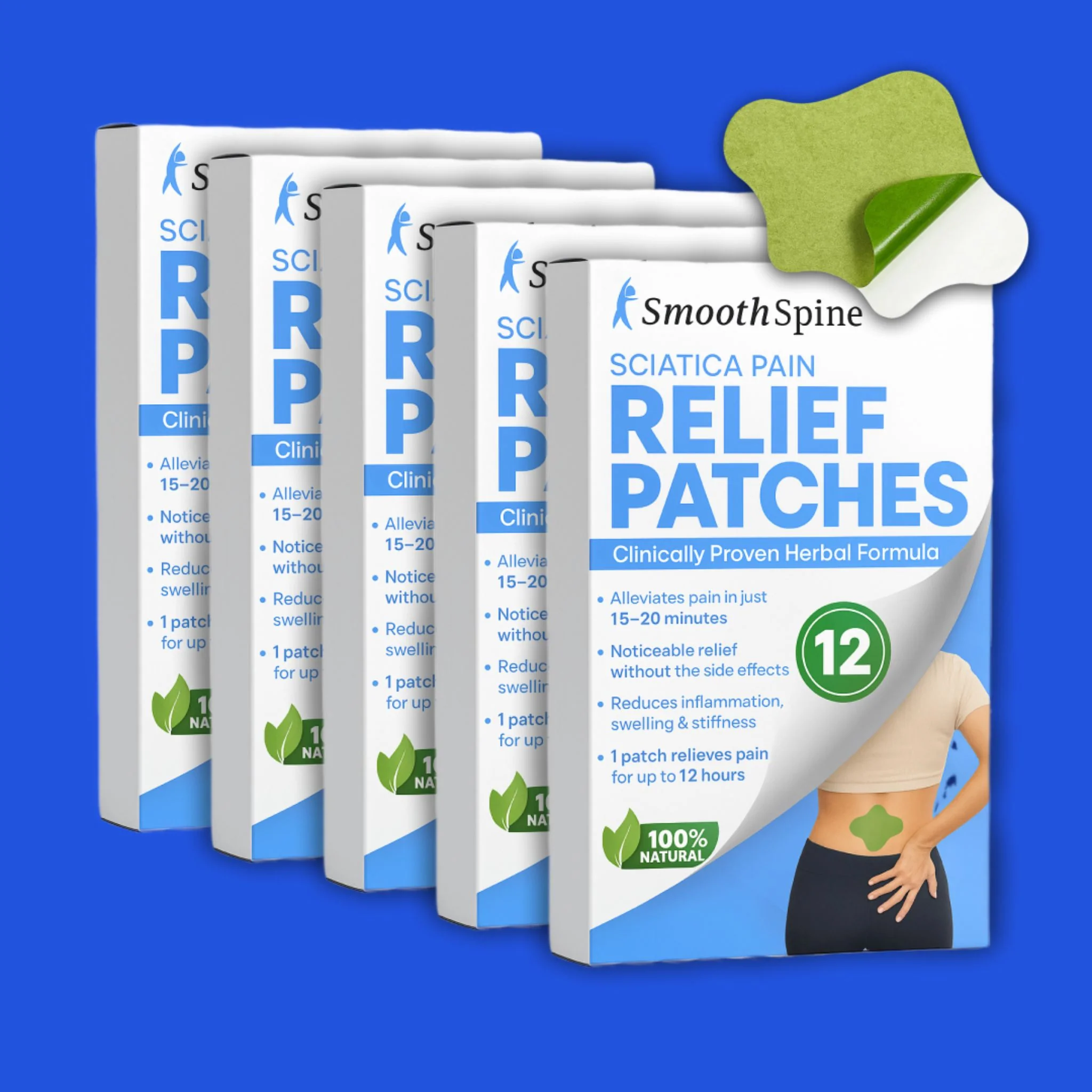 Sciatica Back Pain Relief Patches (12pcs) - Image 6