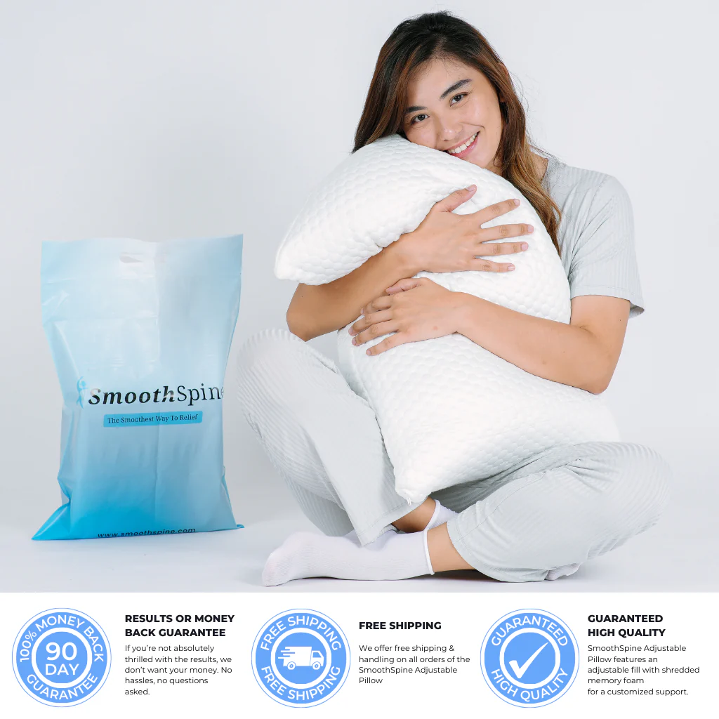 SmoothSpine™ Side-sleeper Pillow - Customizable Thickness - Image 7